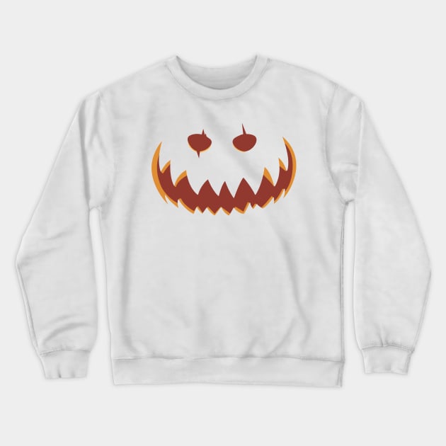 Halloween pumpkin smile #2 Crewneck Sweatshirt by archila